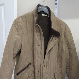Barbour Men's Tan Quilted Jacket